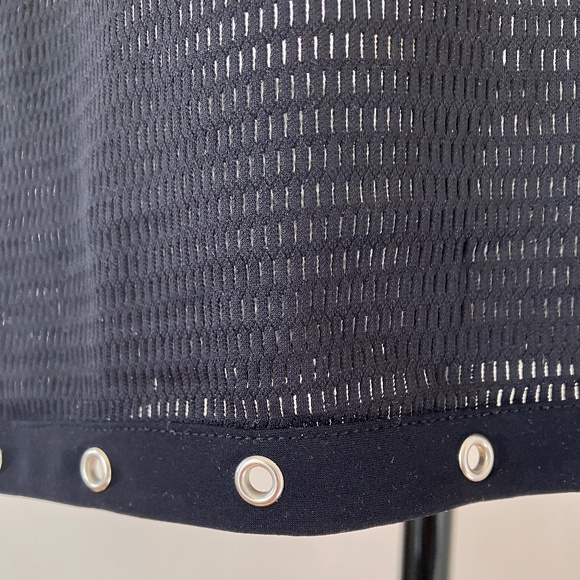 SHAN BLACK MESH & GROMMETS COVERUP - Picture 7 of 13